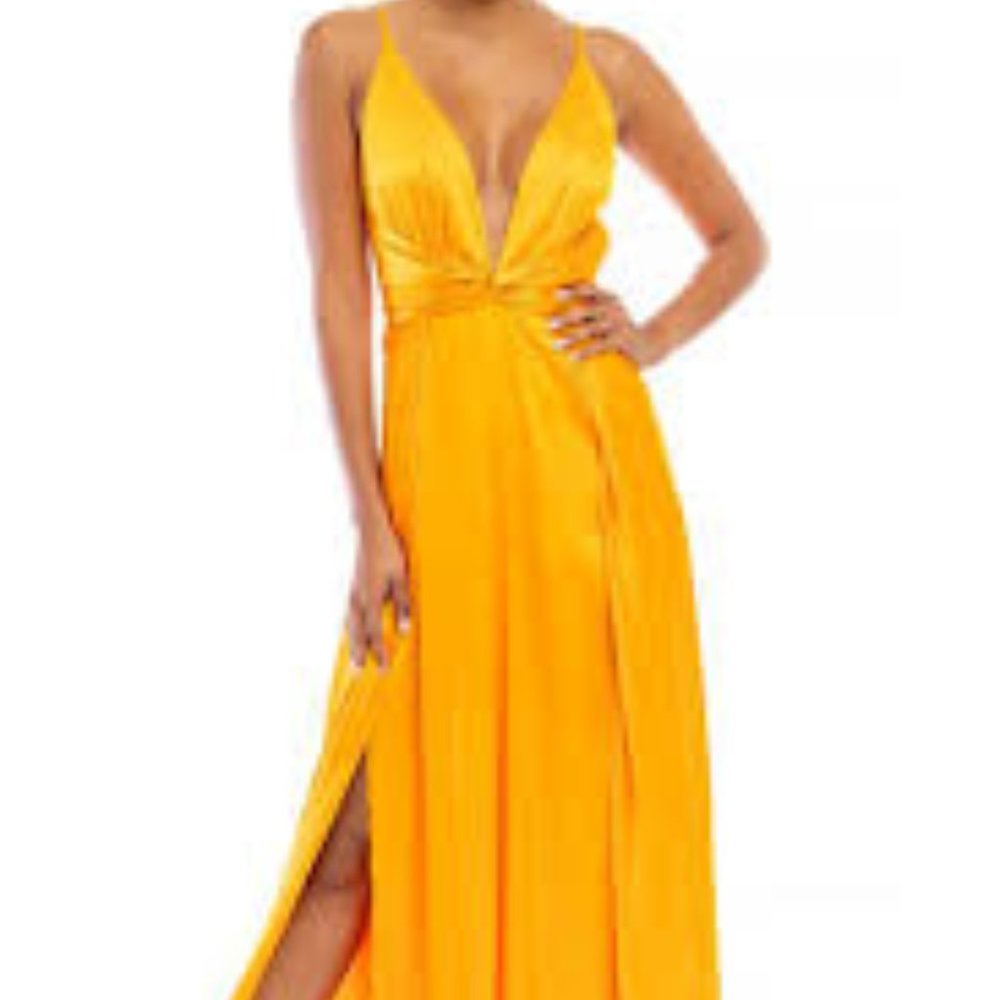 Hot Miami Styles Slit Front Maxi